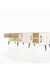 Hyperion TV Ünitesi Tek Raflı Tek Çekmeceli 2 Kapaklı 176x44x51 Aytaşı-Aytaşı/Çam