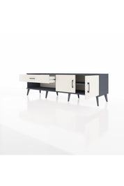 Hyperion TV Ünitesi Tek Raflı Tek Çekmeceli 2 Kapaklı 176x44x51 Antrasit-Aytaşı/Aytaşı