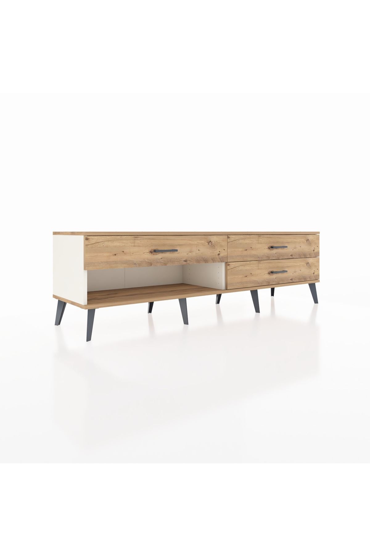 Hyperion TV Ünitesi 3 Çekmeceli  176x44x51 Aytaşı-Çam/Çam