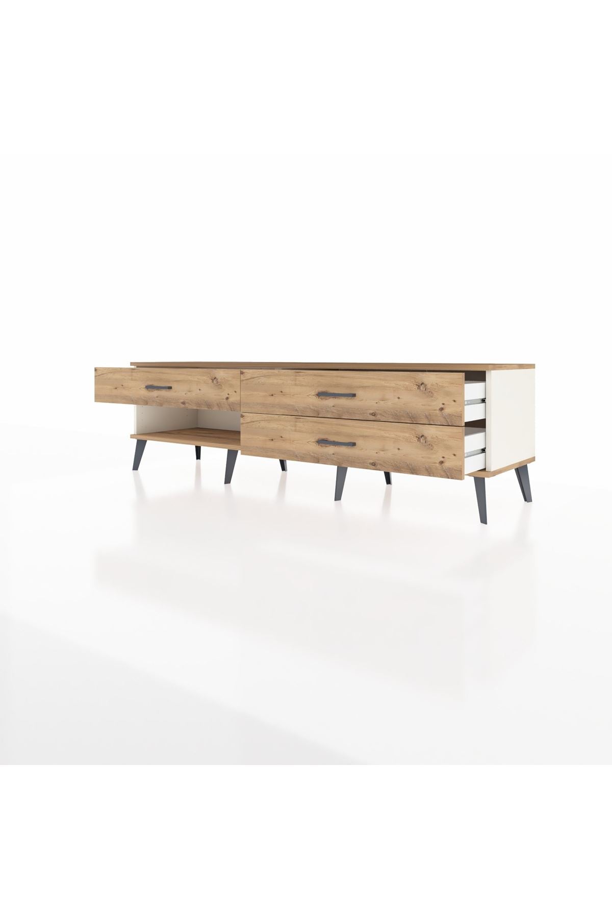 Hyperion TV Ünitesi 3 Çekmeceli  176x44x51 Aytaşı-Çam/Çam