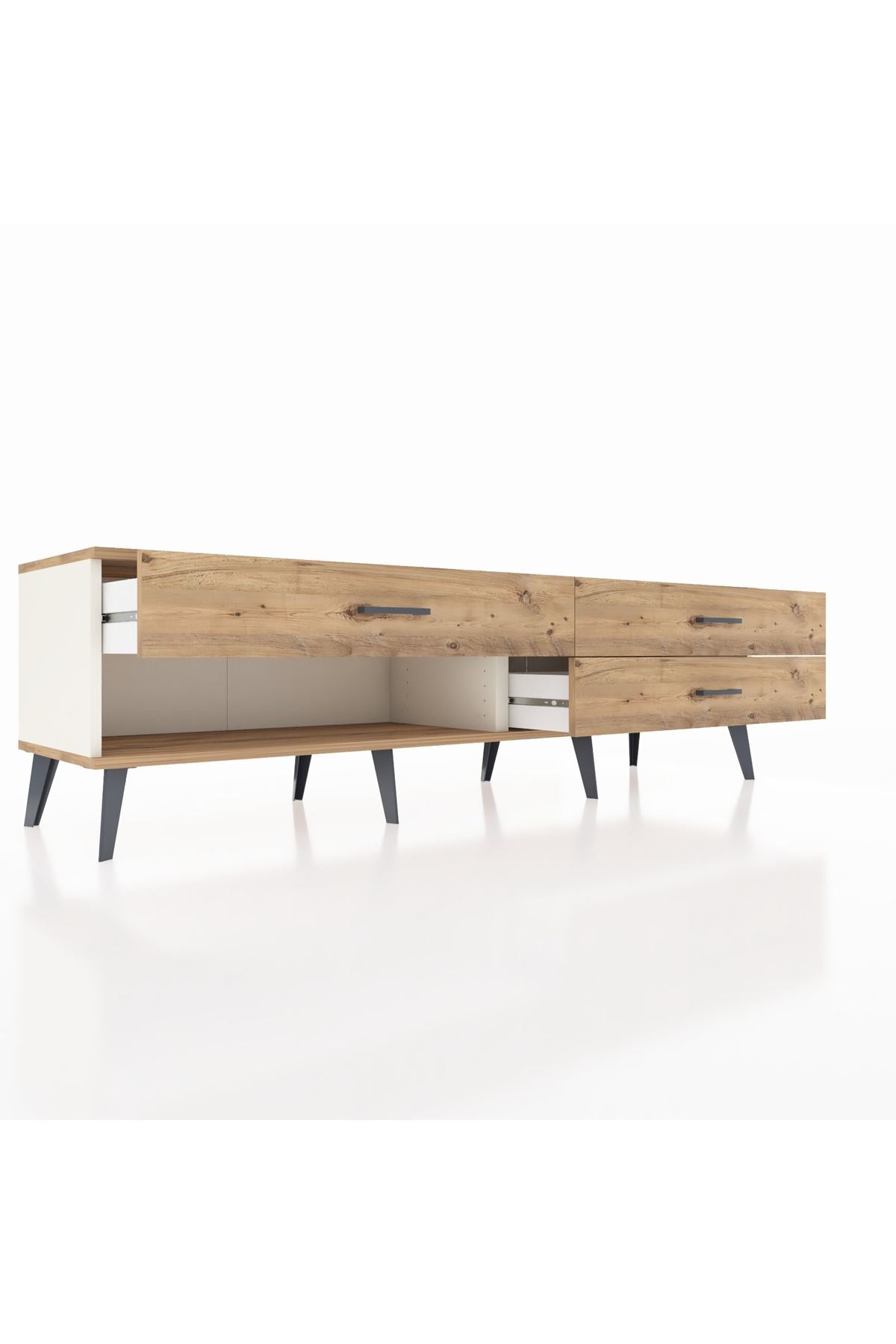 Hyperion TV Ünitesi 3 Çekmeceli  176x44x51 Aytaşı-Çam/Çam