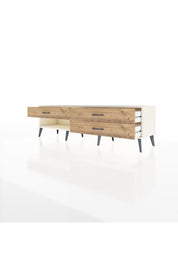 Hyperion TV Ünitesi 3 Çekmeceli  176x44x51 Aytaşı-Aytaşı/Çam