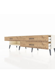 Hyperion TV Ünitesi 3 Çekmeceli  176x44x51 Aytaşı-Aytaşı/Çam