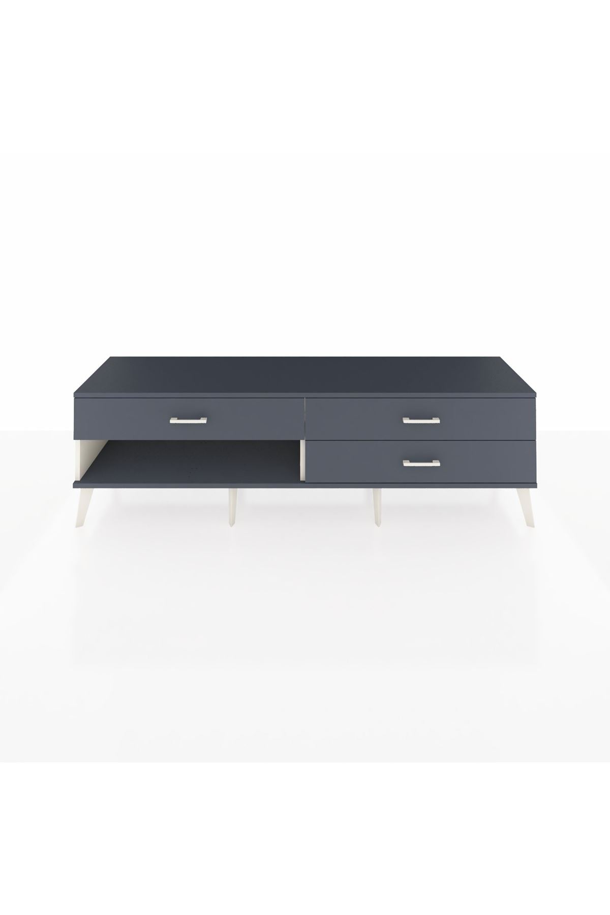 Hyperion TV Ünitesi 3 Çekmeceli  176x44x51 Aytaşı-Antrasit/Antrasit