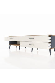 Hyperion TV Ünitesi 3 Çekmeceli  176x44x51 Antrasit-Çam/Aytaşı