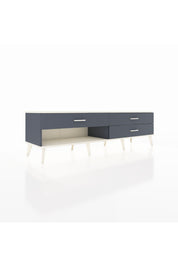 Hyperion TV Ünitesi 3 Çekmeceli  176x44x51 Antrasit-Aytaşı/Antrasit