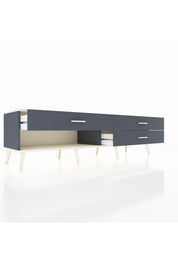 Hyperion TV Ünitesi 3 Çekmeceli  176x44x51 Antrasit-Aytaşı/Antrasit