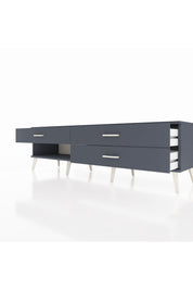 Hyperion TV Ünitesi 3 Çekmeceli  176x44x51 Antrasit-Antrasit/Antrasit