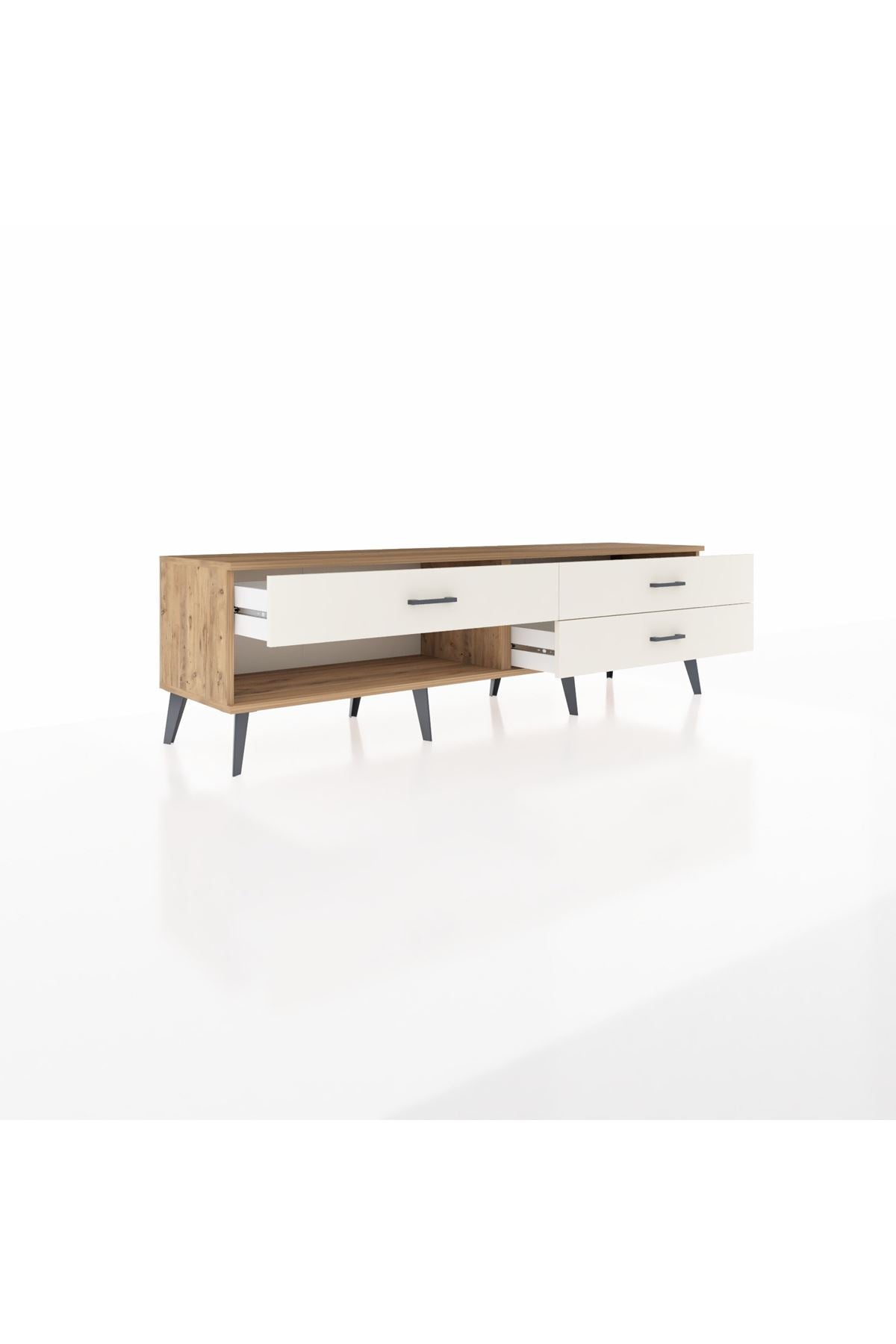 Hyperion TV Ünitesi 3 Çekmeceli  176x44x51 Çam-Çam/Aytaşı