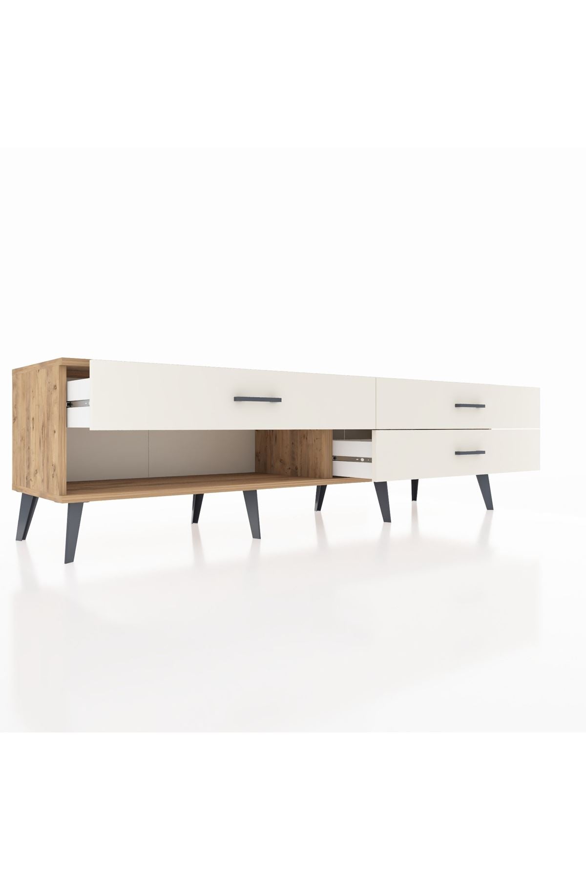 Hyperion TV Ünitesi 3 Çekmeceli  176x44x51 Çam-Çam/Aytaşı