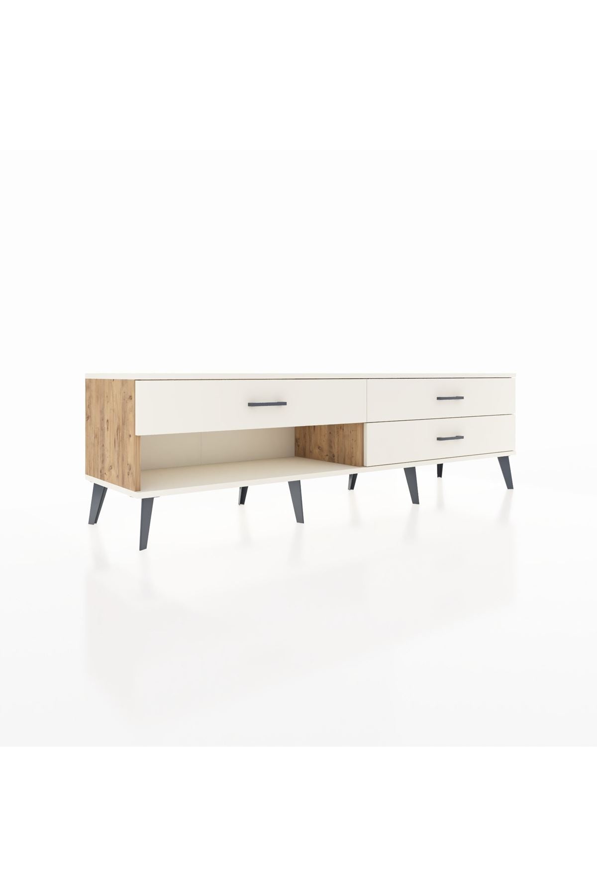 Hyperion TV Ünitesi 3 Çekmeceli  176x44x51 Çam-Aytaşı/Aytaşı