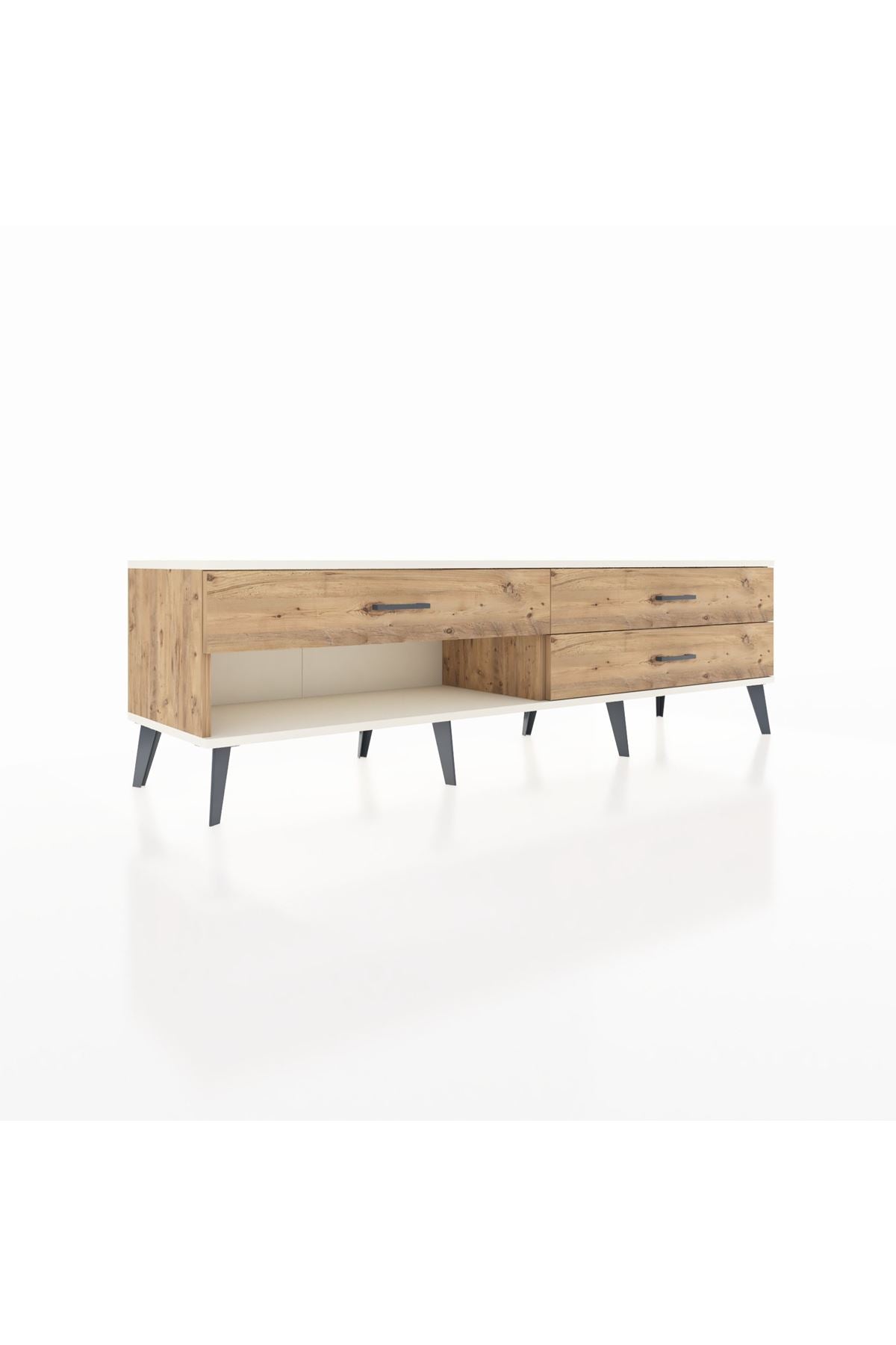 Hyperion TV Ünitesi 3 Çekmeceli  176x44x51 Çam-Aytaşı/Çam