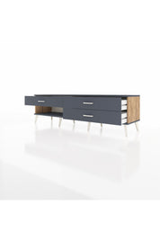 Hyperion TV Ünitesi 3 Çekmeceli  176x44x51 Çam-Antrasit/Antrasit