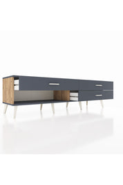 Hyperion TV Ünitesi 3 Çekmeceli  176x44x51 Çam-Antrasit/Antrasit