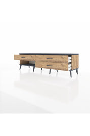 Hyperion TV Ünitesi 3 Çekmeceli  176x44x51 Çam-Antrasit/Çam