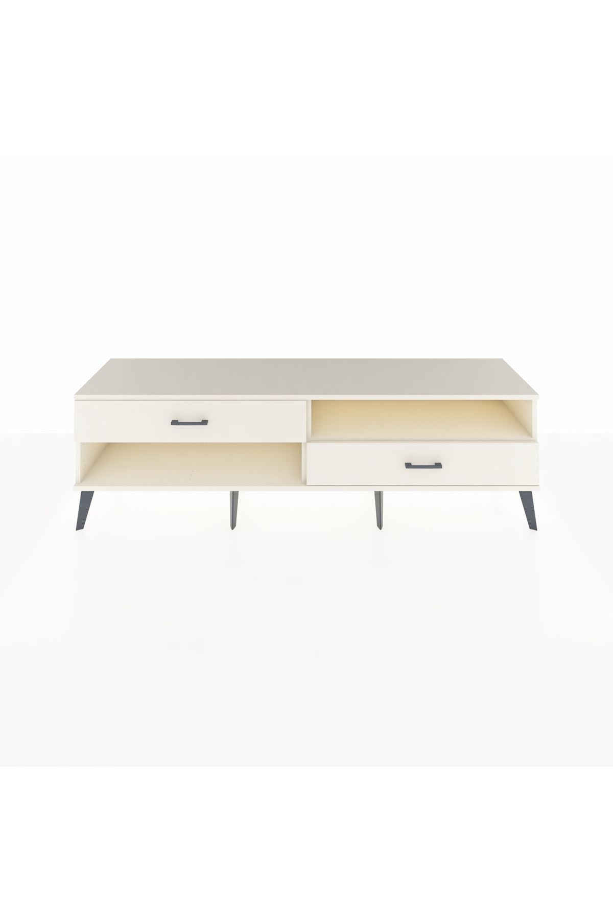 Hyperion TV Ünitesi Tek Raflı 2 Çekmeceli  176x44x51 Aytaşı-Aytaşı/Aytaşı