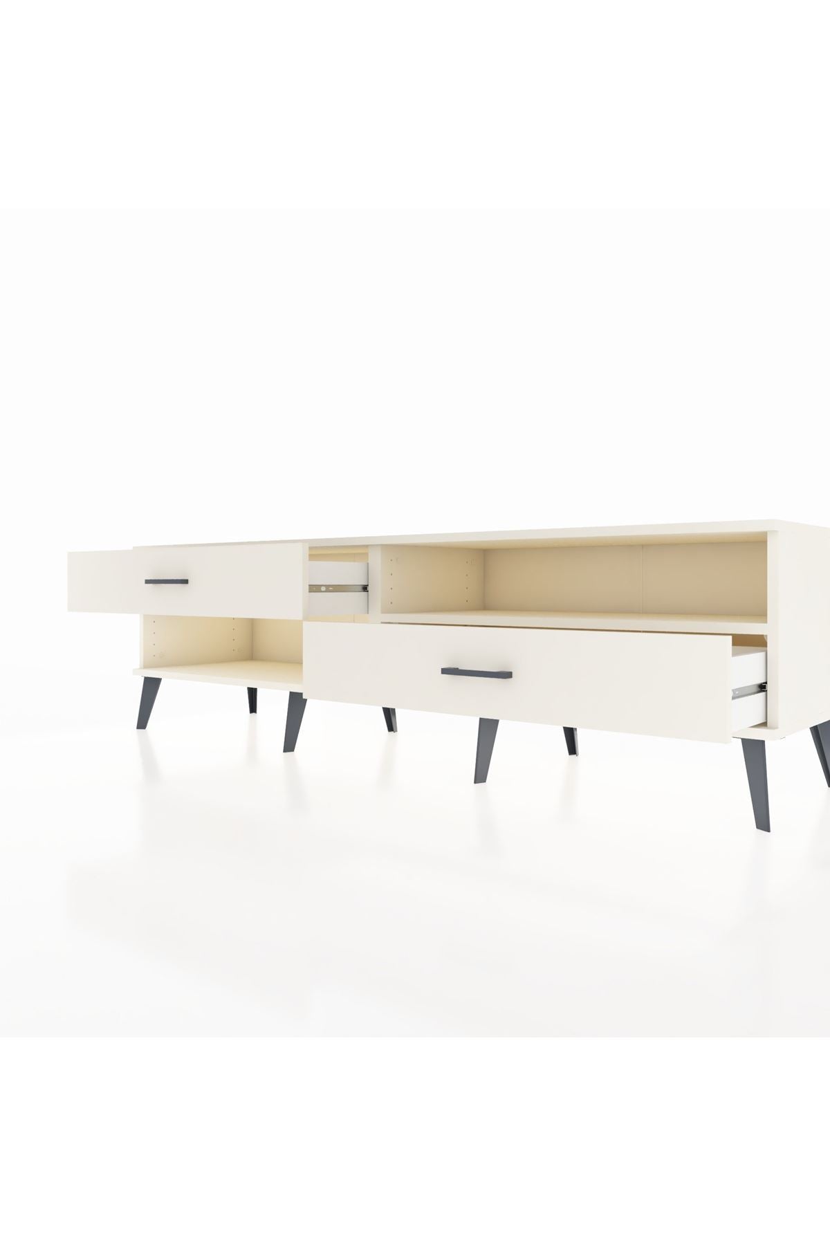 Hyperion TV Ünitesi Tek Raflı 2 Çekmeceli  176x44x51 Aytaşı-Aytaşı/Aytaşı