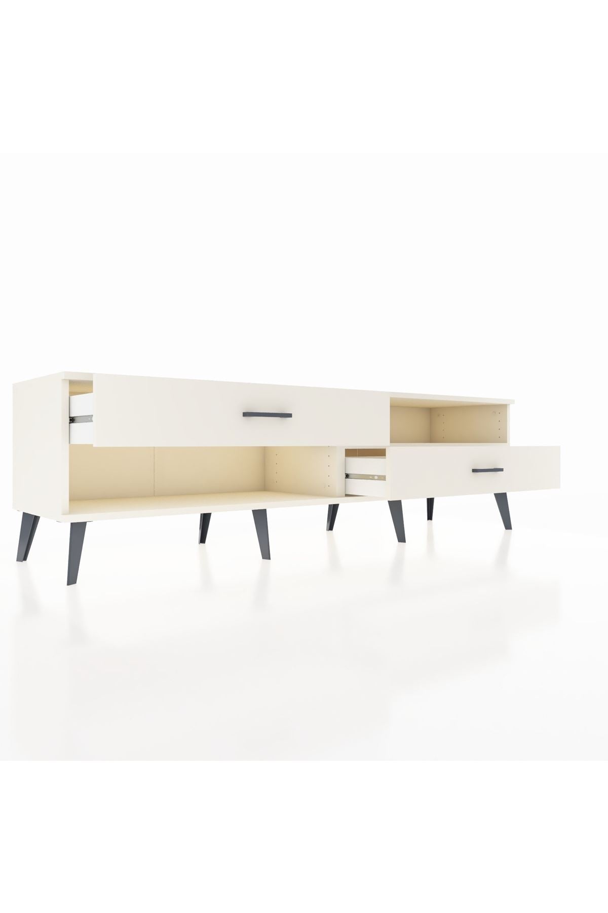 Hyperion TV Ünitesi Tek Raflı 2 Çekmeceli  176x44x51 Aytaşı-Aytaşı/Aytaşı