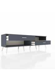 Hyperion TV Ünitesi Tek Raflı 2 Çekmeceli  176x44x51 Antrasit-Çam/Antrasit