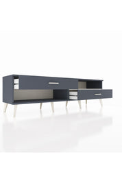 Hyperion TV Ünitesi Tek Raflı 2 Çekmeceli  176x44x51 Antrasit-Aytaşı/Antrasit
