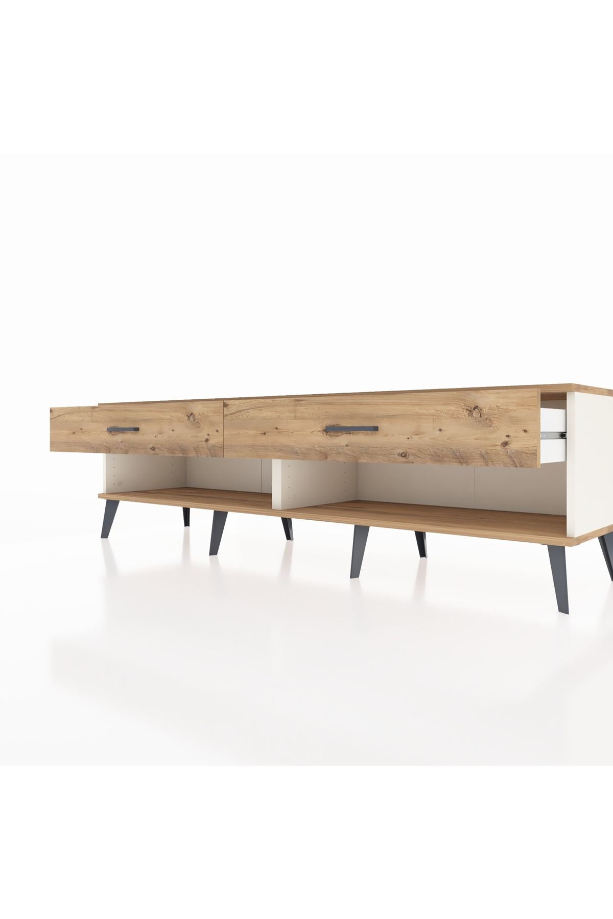 Hyperion TV Ünitesi 2 Çekmeceli  176x44x51 Aytaşı-Çam/Çam