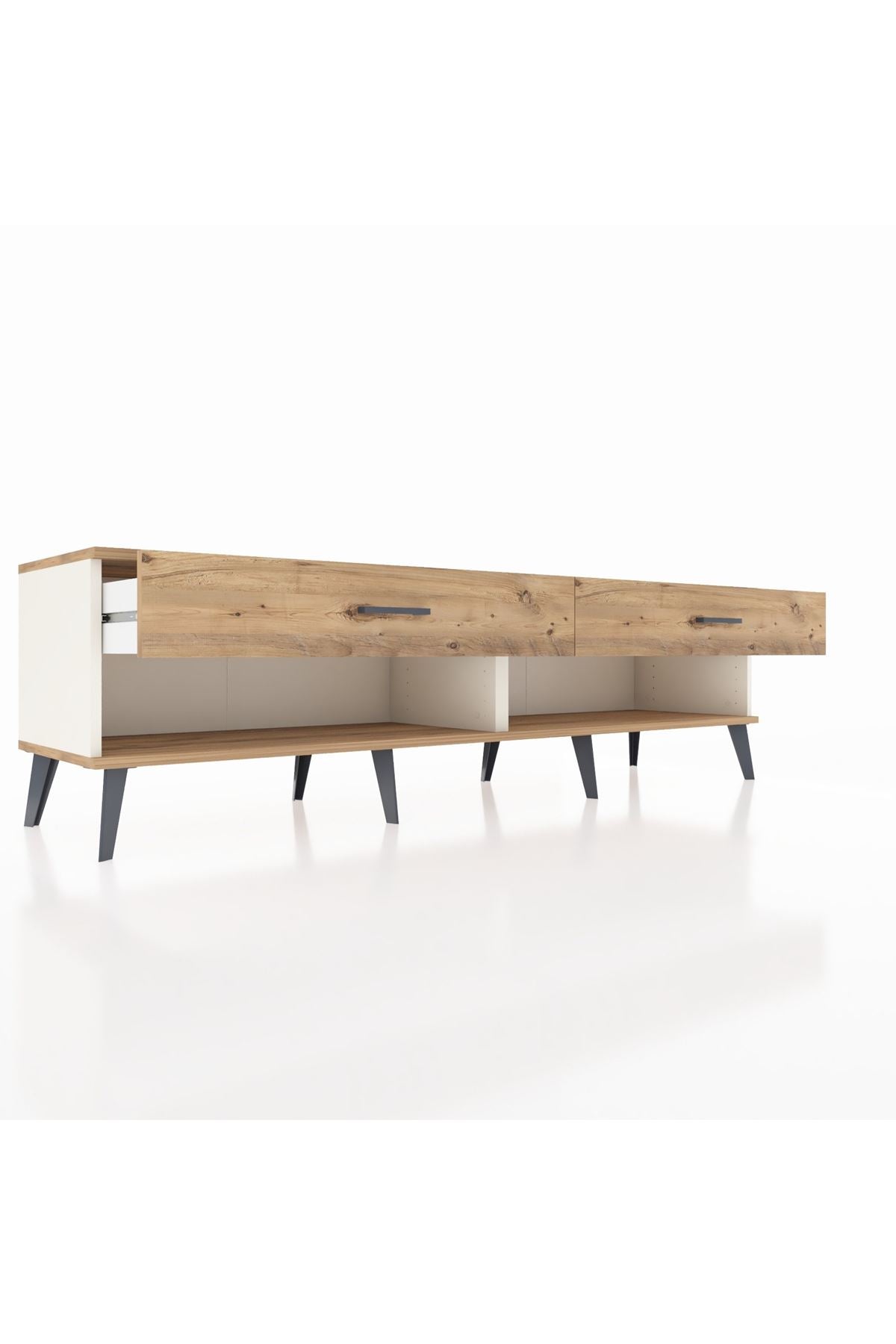 Hyperion TV Ünitesi 2 Çekmeceli  176x44x51 Aytaşı-Çam/Çam