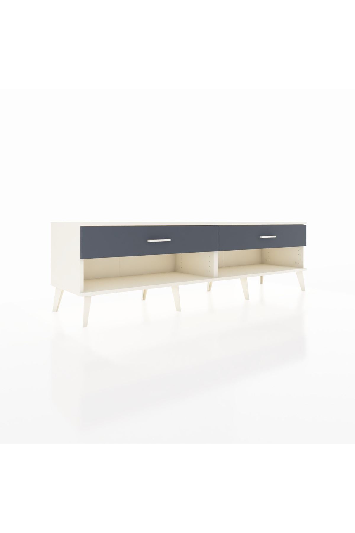 Hyperion TV Ünitesi 2 Çekmeceli  176x44x51 Aytaşı-Aytaşı/Antrasit