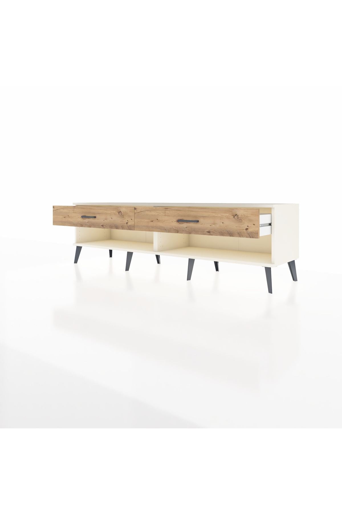 Hyperion TV Ünitesi 2 Çekmeceli  176x44x51 Aytaşı-Aytaşı/Çam