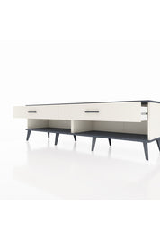 Hyperion TV Ünitesi 2 Çekmeceli  176x44x51 Aytaşı-Antrasit/Aytaşı