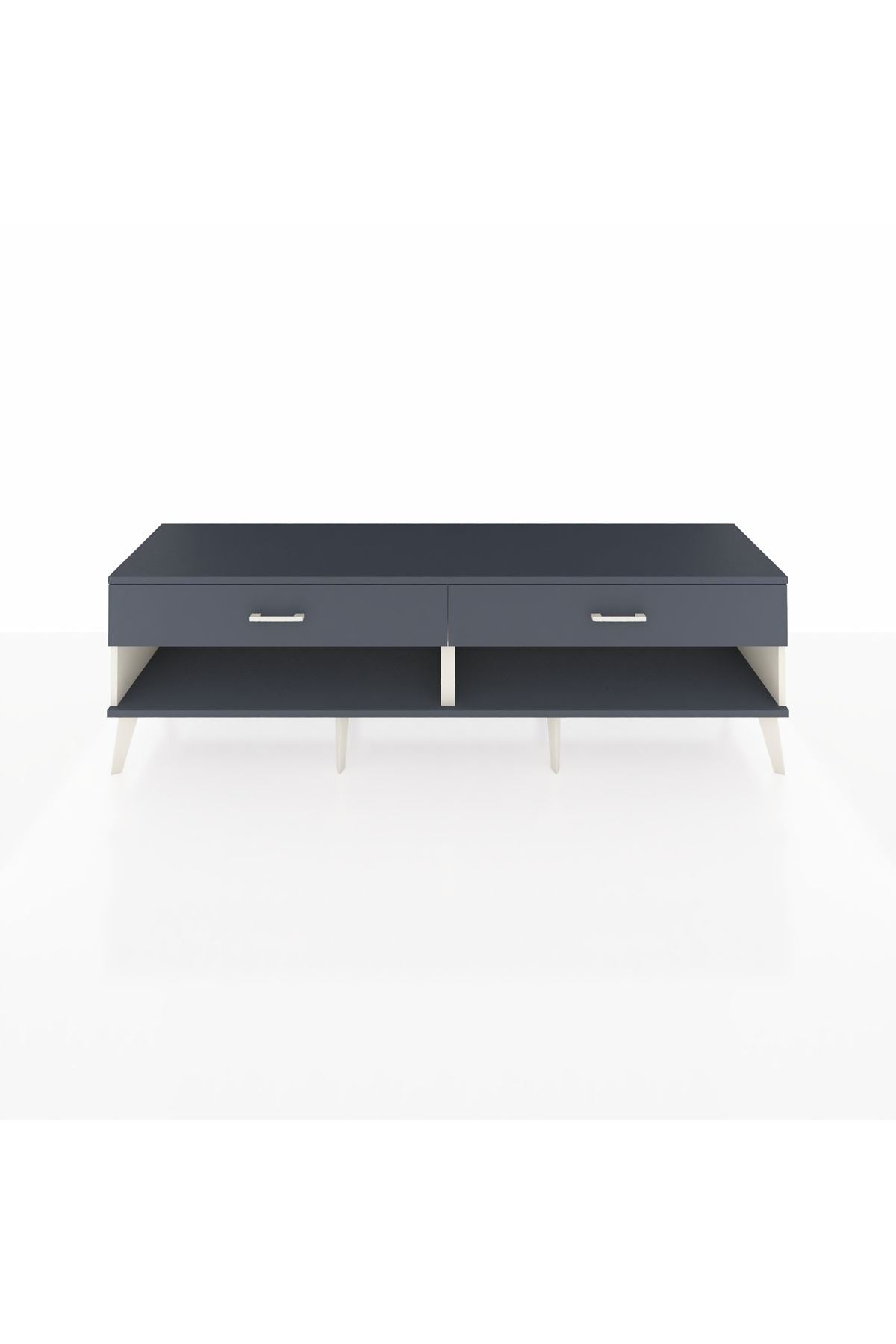 Hyperion TV Ünitesi 2 Çekmeceli  176x44x51 Aytaşı-Antrasit/Antrasit