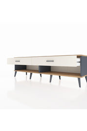 Hyperion TV Ünitesi 2 Çekmeceli  176x44x51 Antrasit-Çam/Aytaşı
