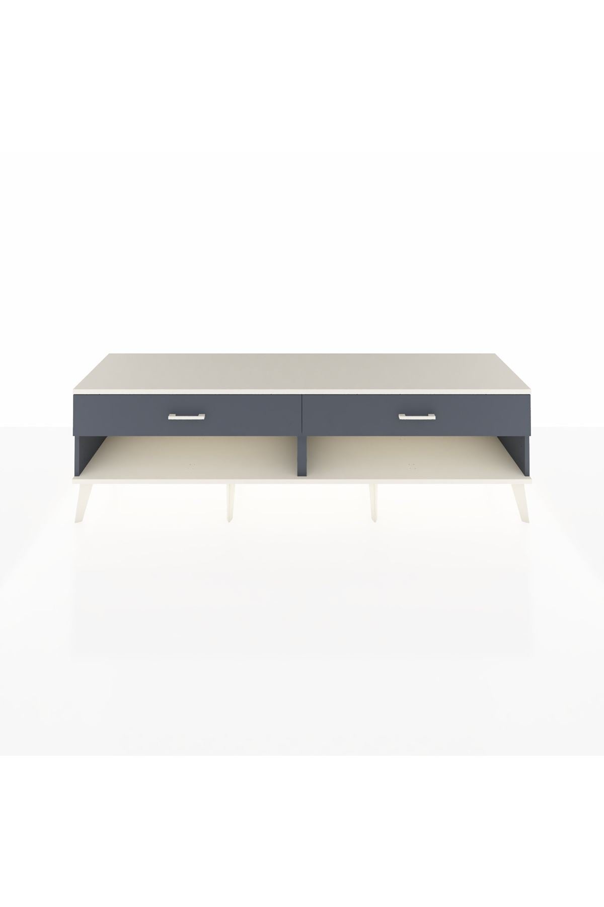 Hyperion TV Ünitesi 2 Çekmeceli  176x44x51 Antrasit-Aytaşı/Antrasit