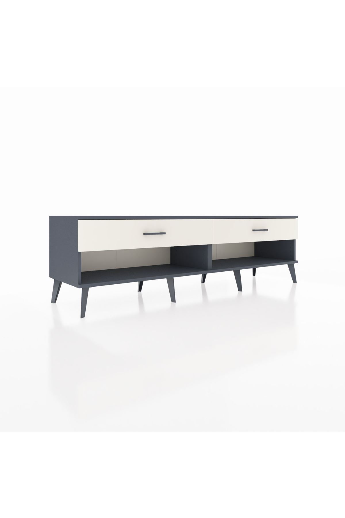 Hyperion TV Ünitesi 2 Çekmeceli  176x44x51 Antrasit-Antrasit/Aytaşı