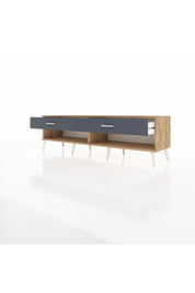 Hyperion TV Ünitesi 2 Çekmeceli  176x44x51 Çam-Çam/Antrasit