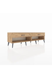 Hyperion TV Ünitesi 2 Çekmeceli  176x44x51 Çam-Çam/Çam
