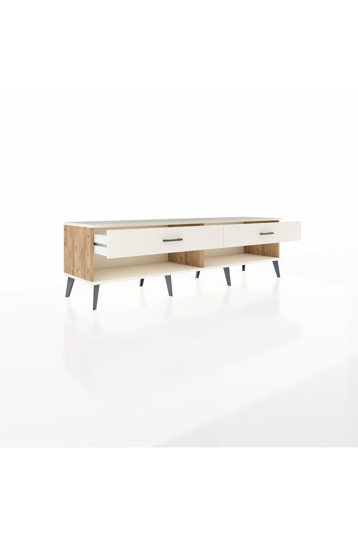 Hyperion TV Ünitesi 2 Çekmeceli  176x44x51 Çam-Aytaşı/Aytaşı