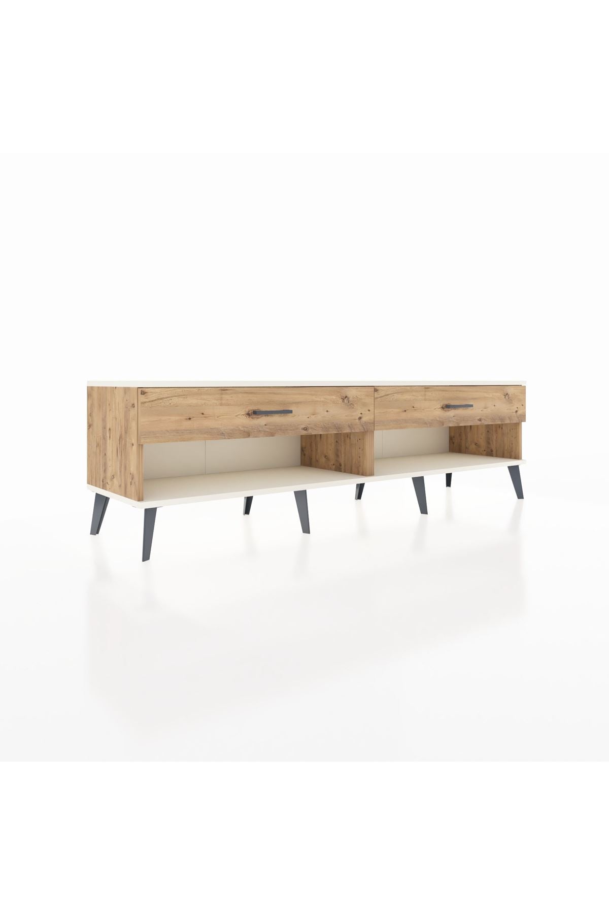 Hyperion TV Ünitesi 2 Çekmeceli  176x44x51 Çam-Aytaşı/Çam