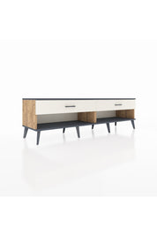 Hyperion TV Ünitesi 2 Çekmeceli  176x44x51 Çam-Antrasit/Aytaşı