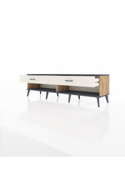 Hyperion TV Ünitesi 2 Çekmeceli  176x44x51 Çam-Antrasit/Aytaşı