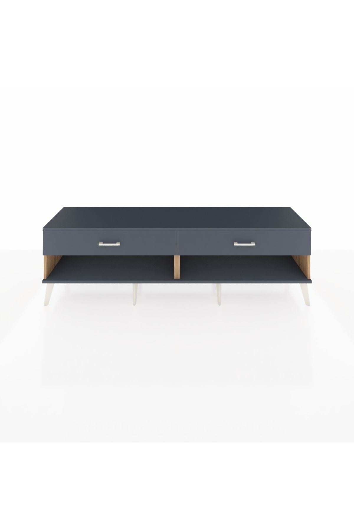 Hyperion TV Ünitesi 2 Çekmeceli  176x44x51 Çam-Antrasit/Antrasit