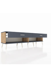 Hyperion TV Ünitesi 2 Çekmeceli  176x44x51 Çam-Antrasit/Antrasit