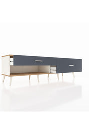 Hyperion TV Ünitesi 2 Çekmeceli  176x44x51 Aytaşı-Çam/Antrasit