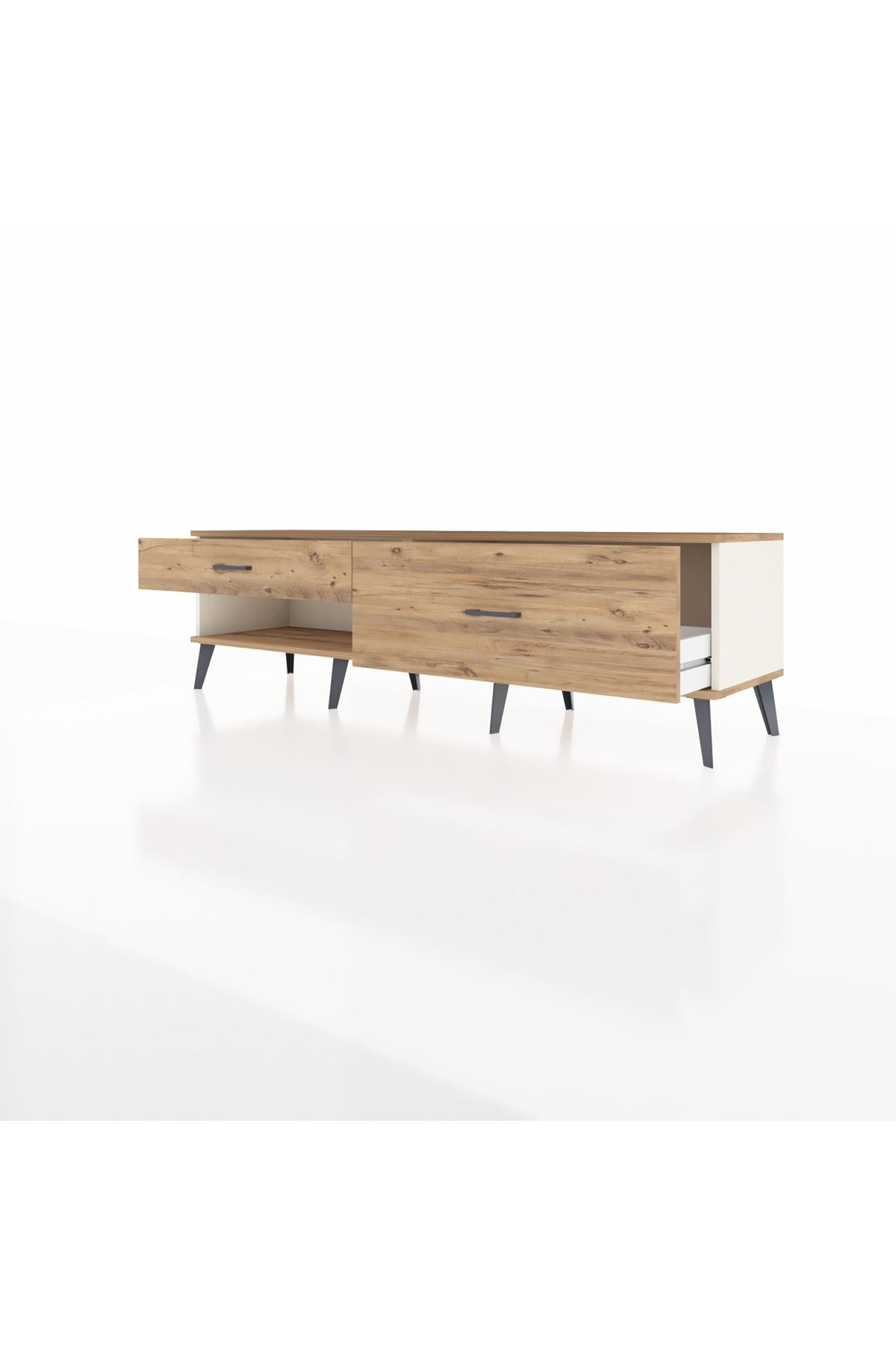 Hyperion TV Ünitesi 2 Çekmeceli  176x44x51 Aytaşı-Çam/Çam