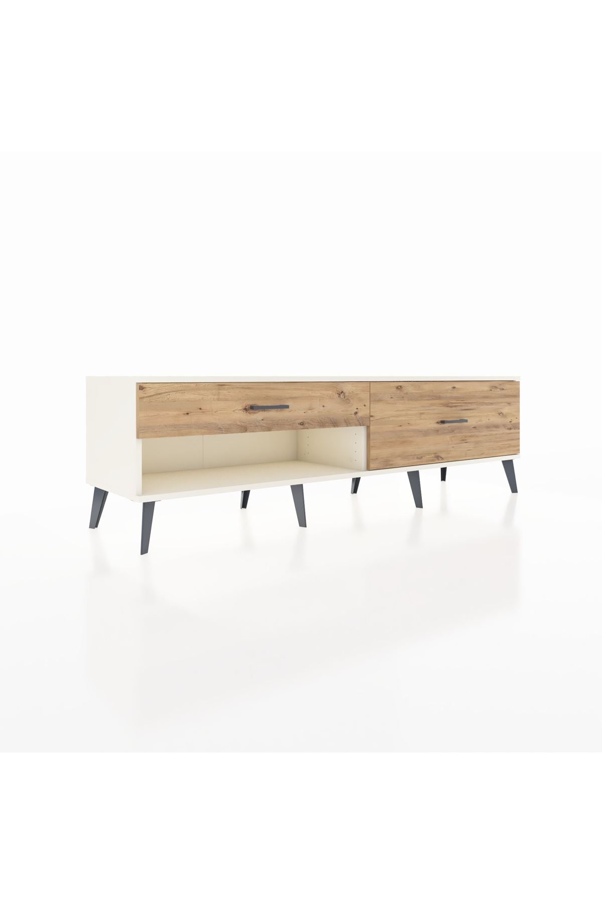 Hyperion TV Ünitesi 2 Çekmeceli  176x44x51 Aytaşı-Aytaşı/Çam