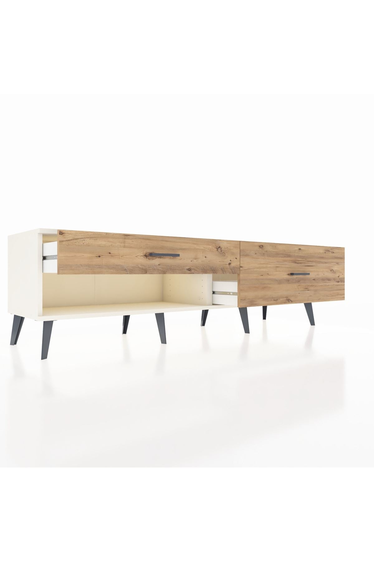 Hyperion TV Ünitesi 2 Çekmeceli  176x44x51 Aytaşı-Aytaşı/Çam