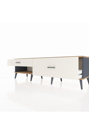 Hyperion TV Ünitesi 2 Çekmeceli  176x44x51 Antrasit-Çam/Aytaşı