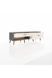 Hyperion TV Ünitesi 2 Çekmeceli  176x44x51 Antrasit-Çam/Aytaşı