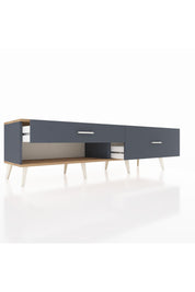 Hyperion TV Ünitesi 2 Çekmeceli  176x44x51 Antrasit-Çam/Antrasit