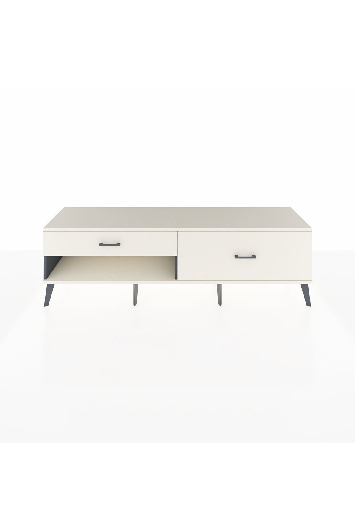 Hyperion TV Ünitesi 2 Çekmeceli  176x44x51 Antrasit-Aytaşı/Aytaşı