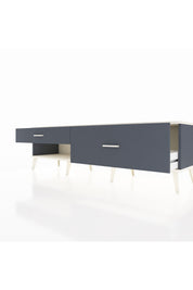 Hyperion TV Ünitesi 2 Çekmeceli  176x44x51 Antrasit-Aytaşı/Antrasit